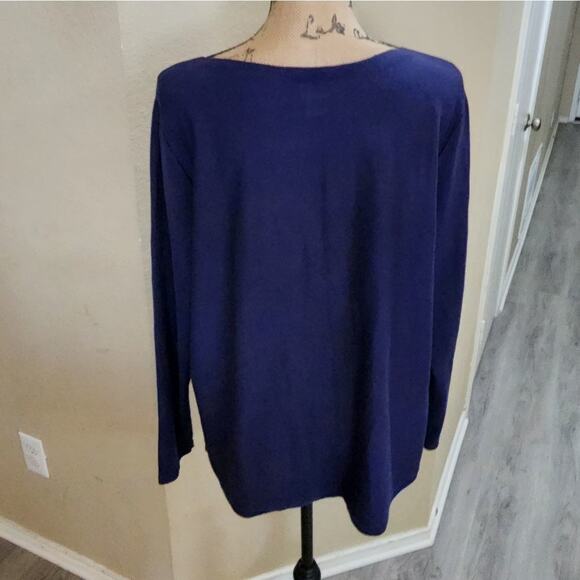 Chico's super soft long sleeve sweatshirt tunic size XL - Picture 3 of 5